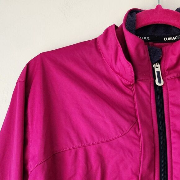 Adidas Adistar Convertible Wind Jacket | Size Medium | Pink Vest Removable Arms - Picture 2 of 14